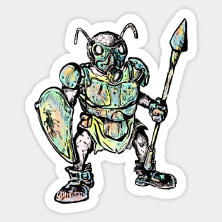 Mutant with color armor version 4 Sticker